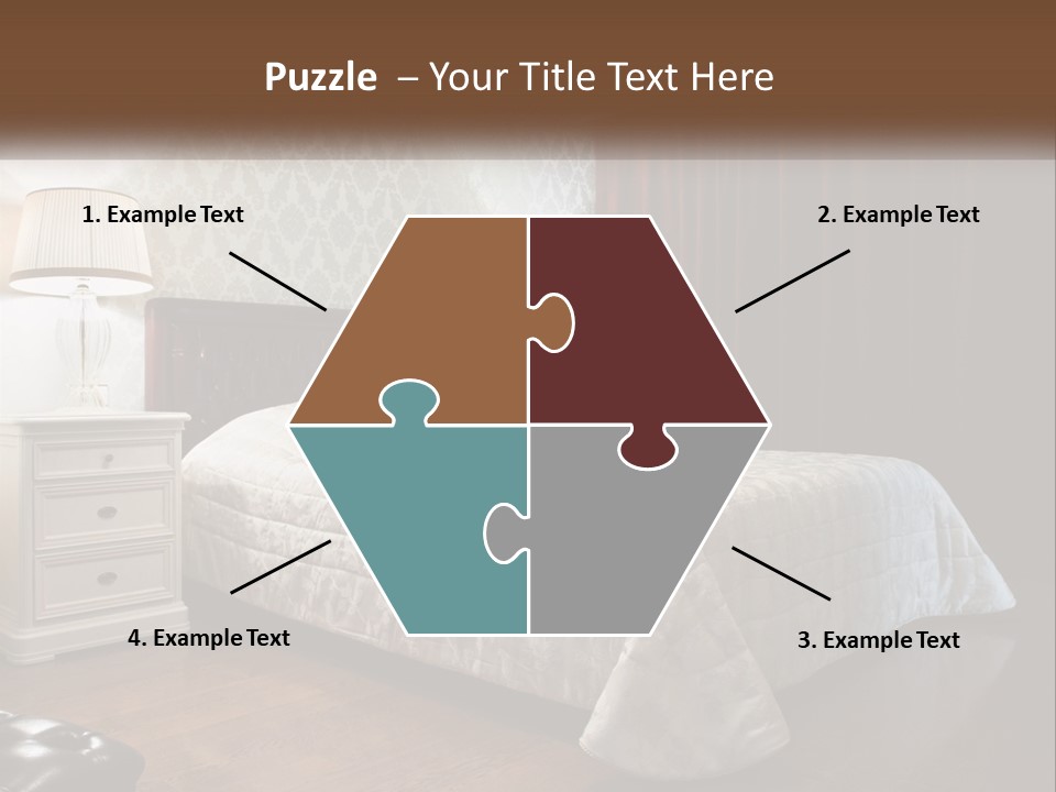 White Curtain Wood PowerPoint Template