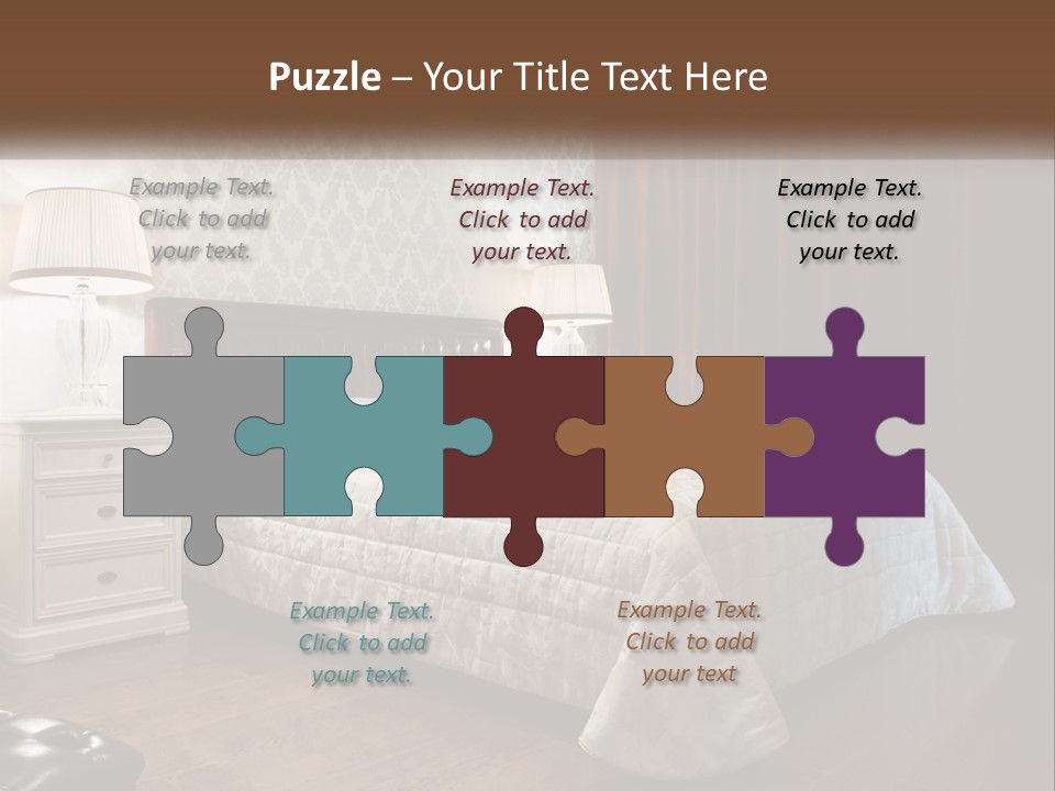 White Curtain Wood PowerPoint Template