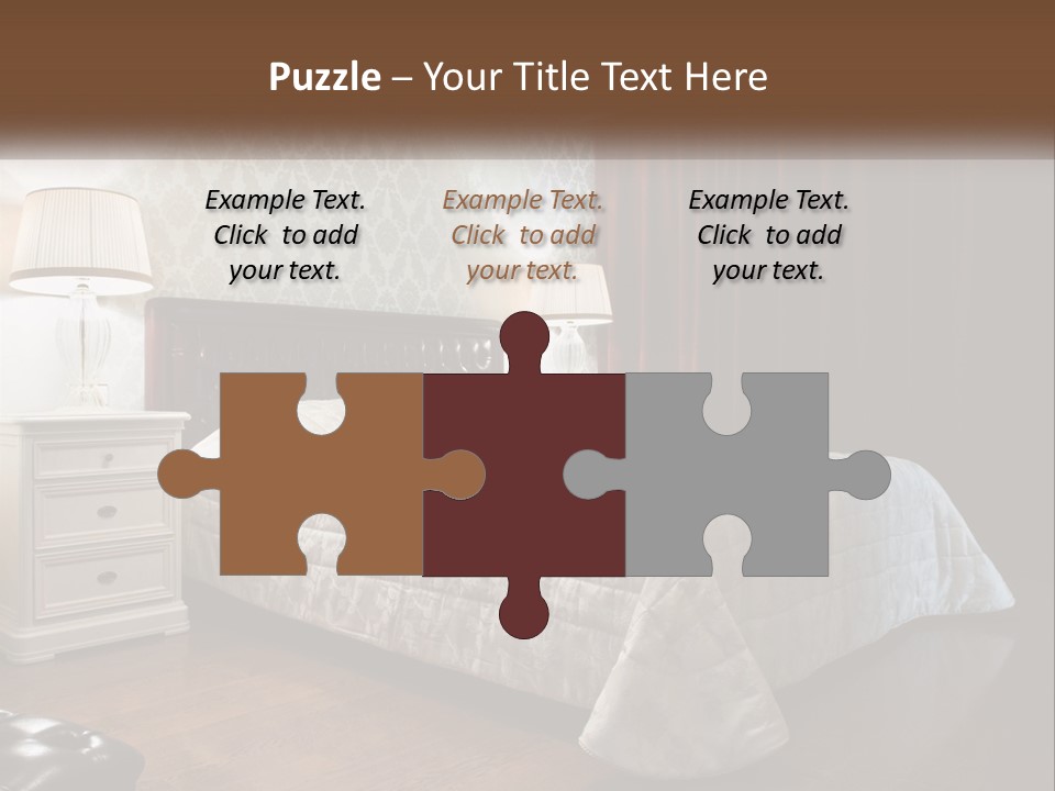 White Curtain Wood PowerPoint Template