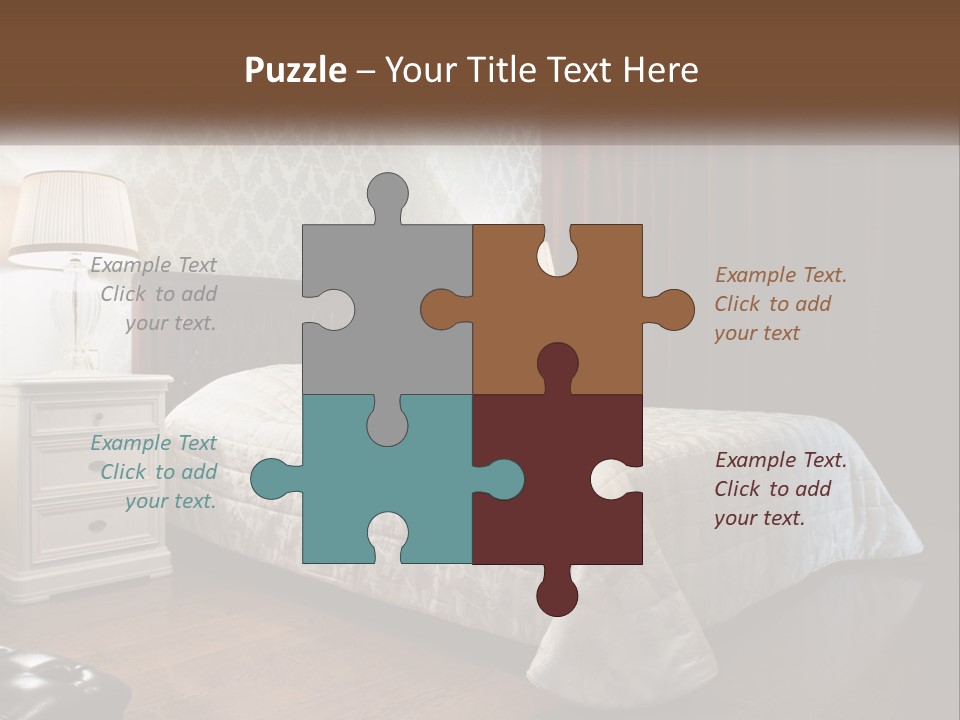 White Curtain Wood PowerPoint Template