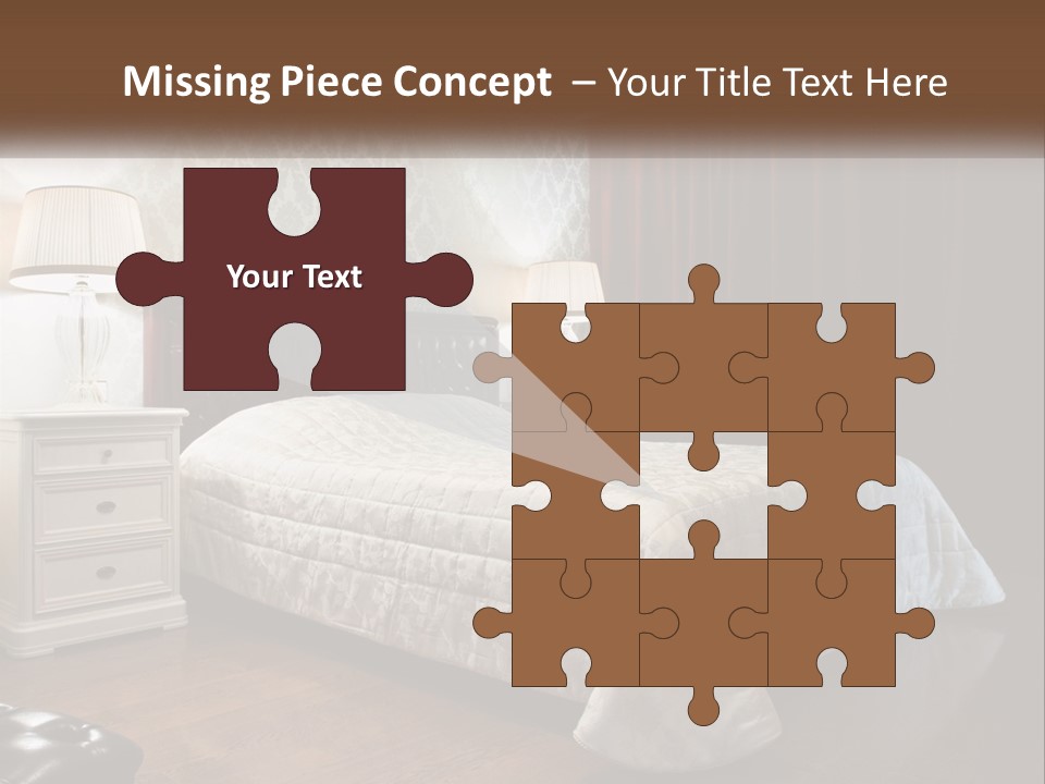 White Curtain Wood PowerPoint Template