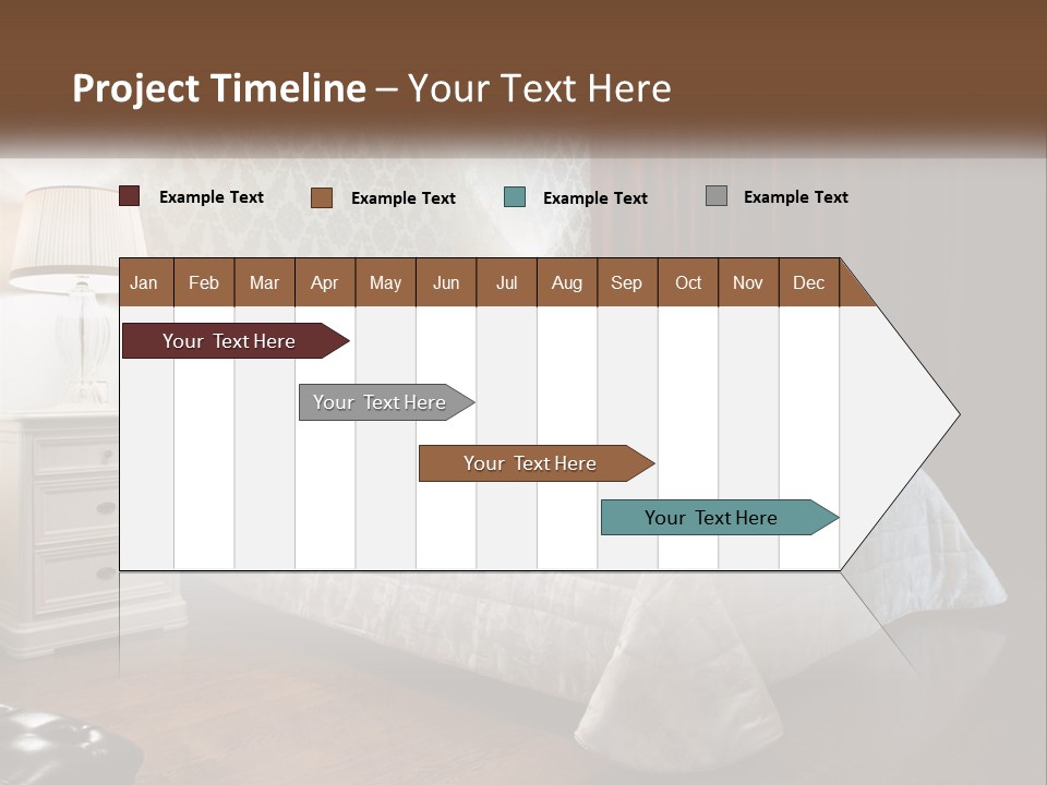 White Curtain Wood PowerPoint Template