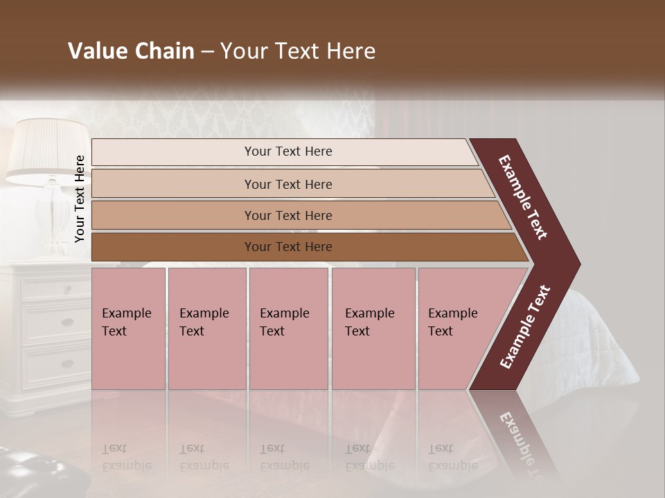 White Curtain Wood PowerPoint Template