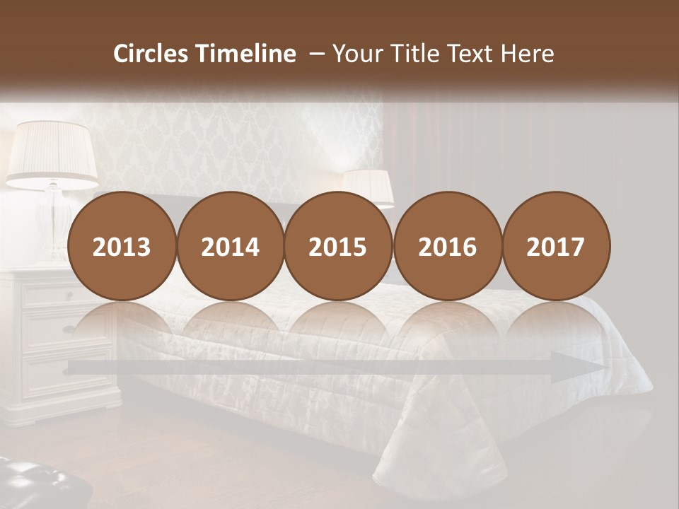 White Curtain Wood PowerPoint Template