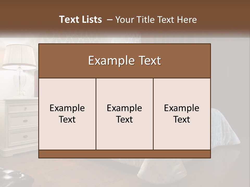 White Curtain Wood PowerPoint Template