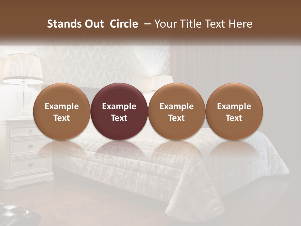 White Curtain Wood PowerPoint Template
