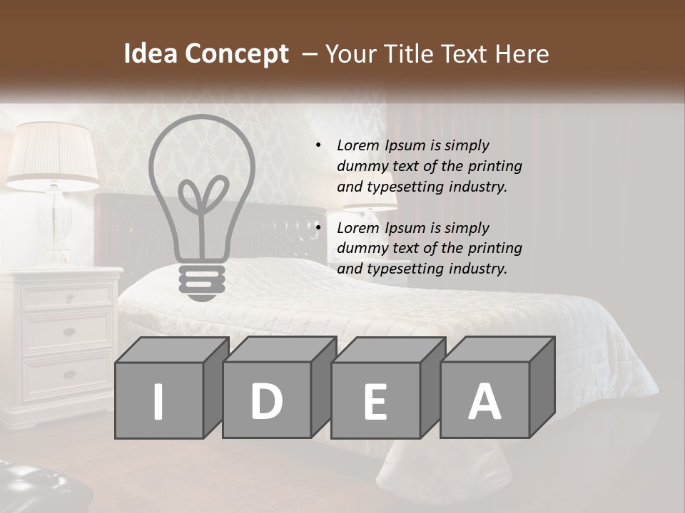 White Curtain Wood PowerPoint Template