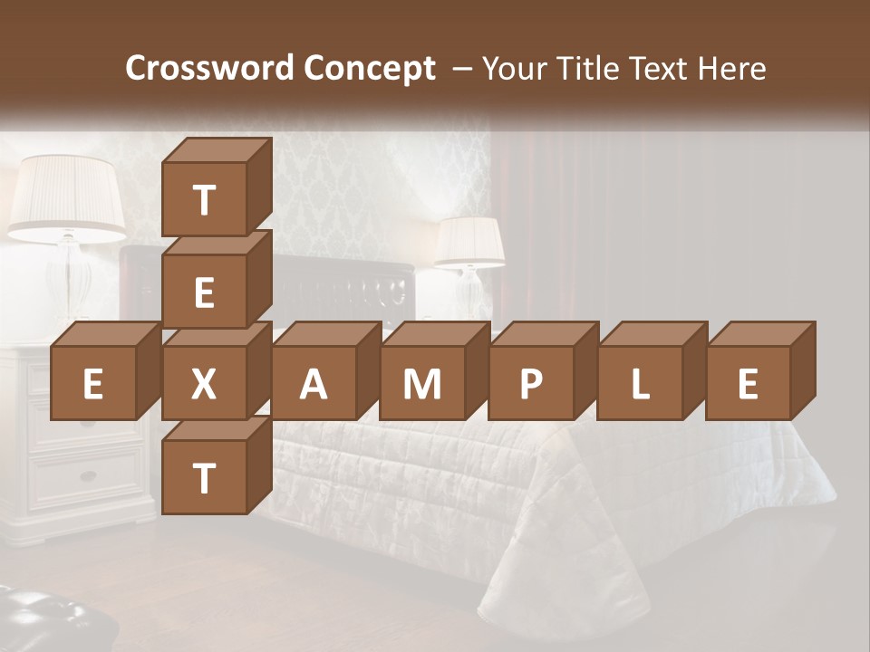 White Curtain Wood PowerPoint Template