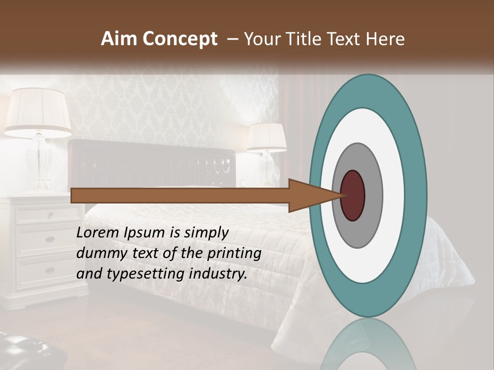 White Curtain Wood PowerPoint Template