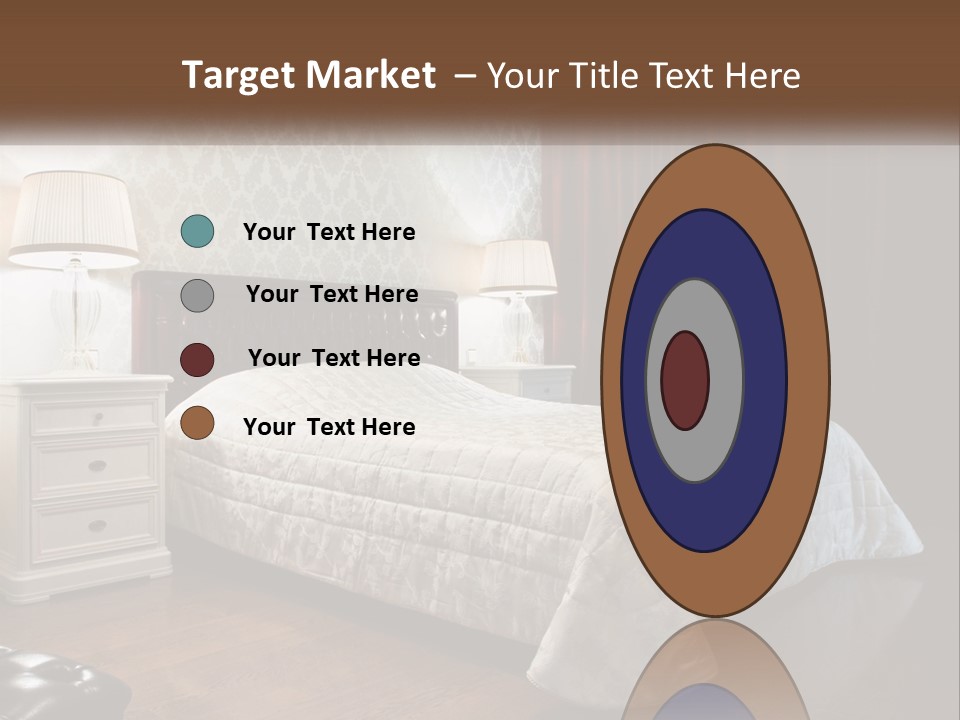 White Curtain Wood PowerPoint Template