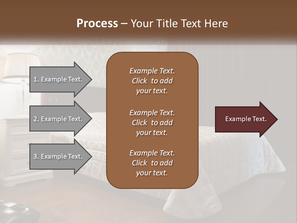 White Curtain Wood PowerPoint Template