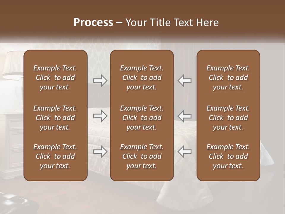 White Curtain Wood PowerPoint Template