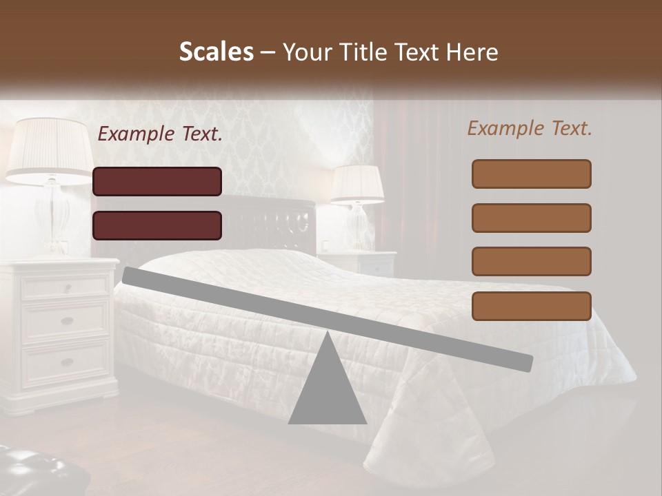 White Curtain Wood PowerPoint Template