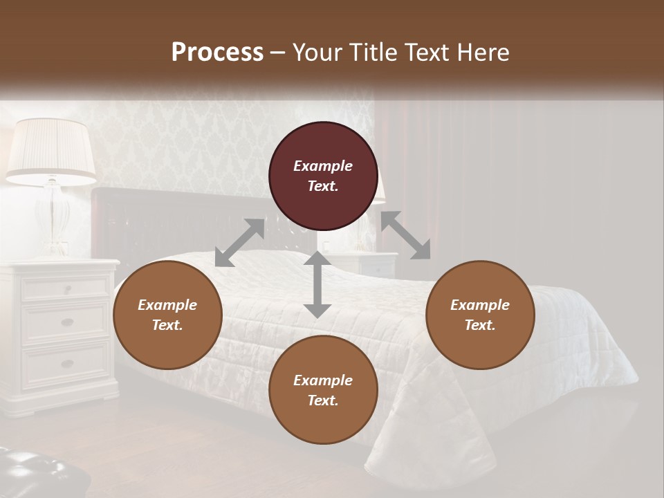 White Curtain Wood PowerPoint Template