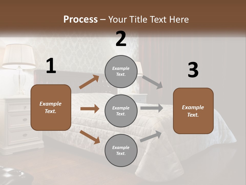 White Curtain Wood PowerPoint Template