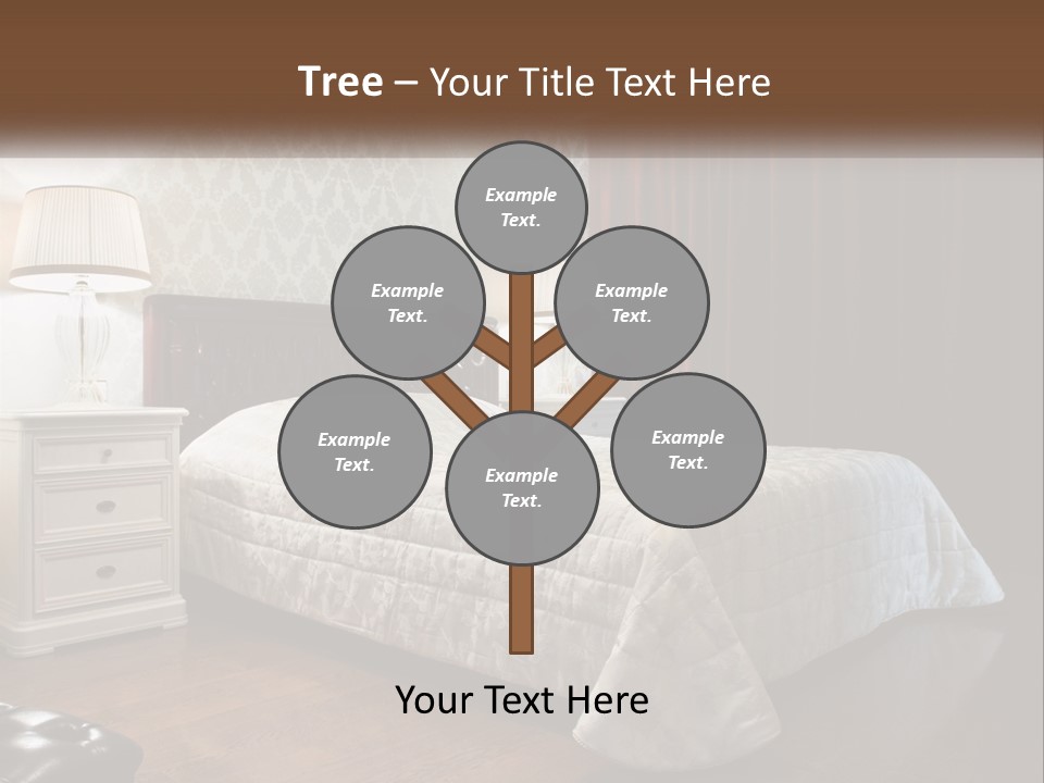 White Curtain Wood PowerPoint Template