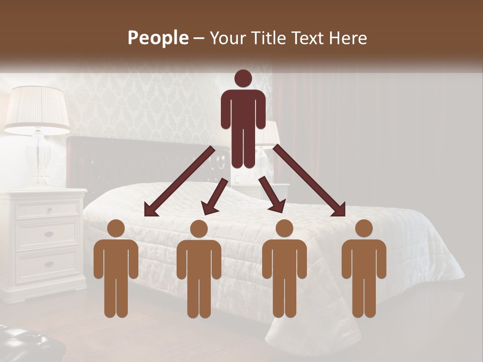 White Curtain Wood PowerPoint Template