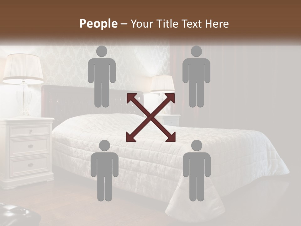 White Curtain Wood PowerPoint Template