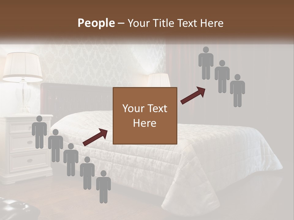 White Curtain Wood PowerPoint Template