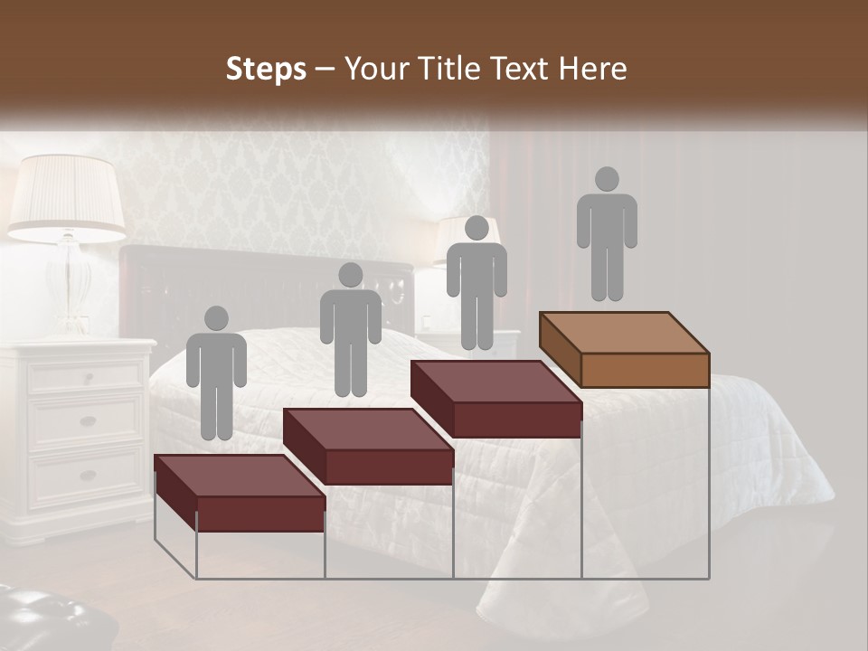 White Curtain Wood PowerPoint Template