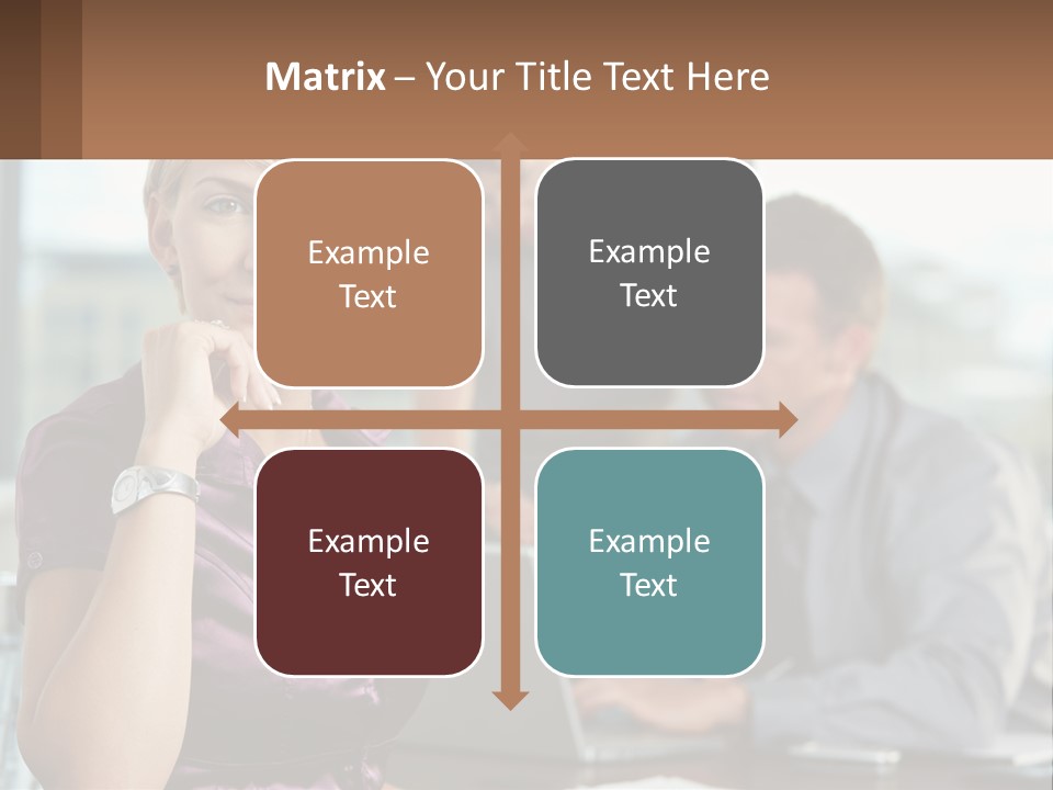 Adult Clothing Blonde PowerPoint Template