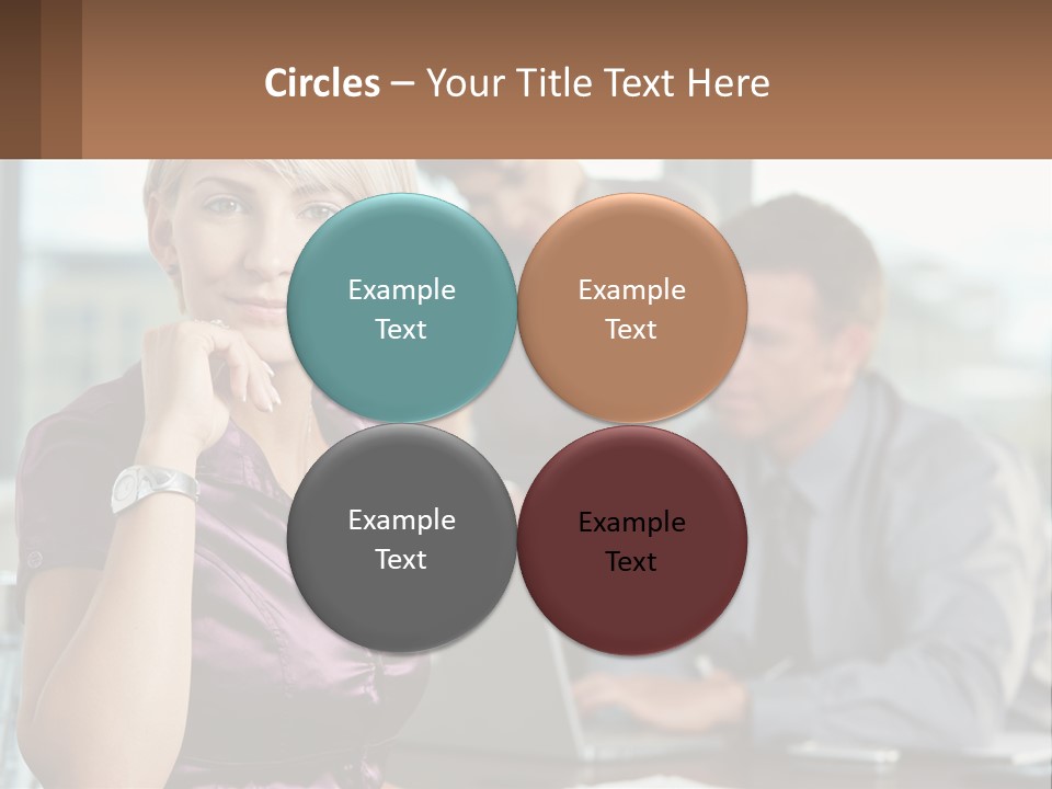 Adult Clothing Blonde PowerPoint Template