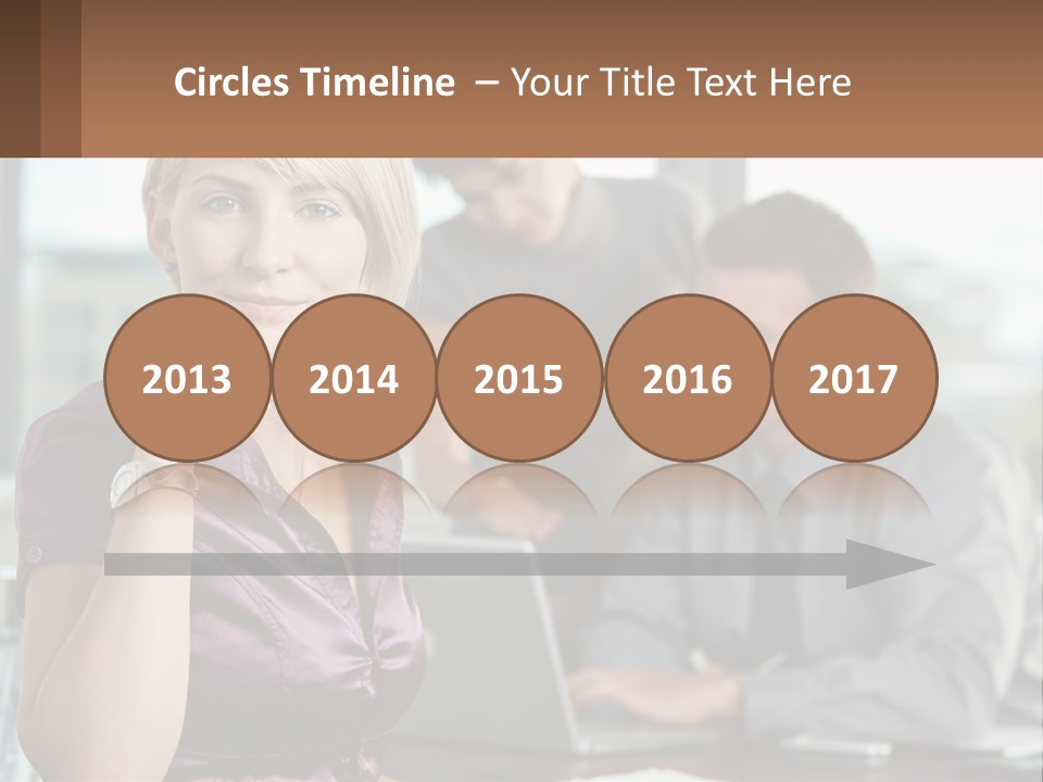 Adult Clothing Blonde PowerPoint Template