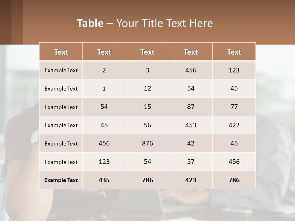 Adult Clothing Blonde PowerPoint Template