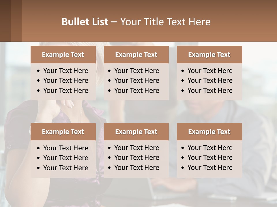 Adult Clothing Blonde PowerPoint Template