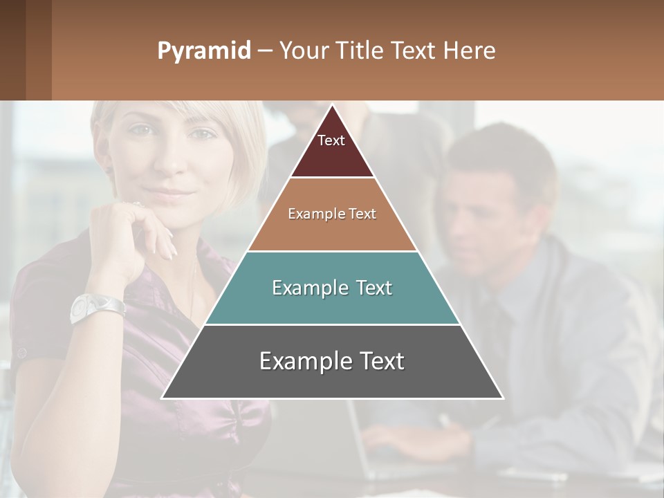 Adult Clothing Blonde PowerPoint Template