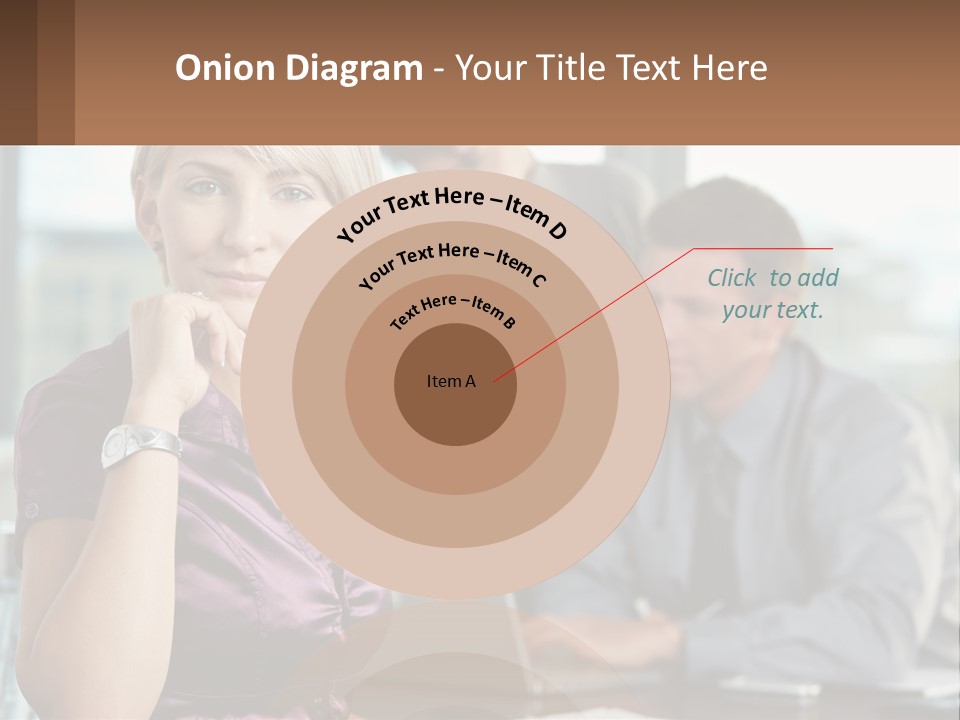 Adult Clothing Blonde PowerPoint Template