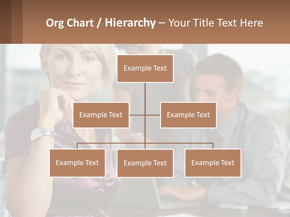 Adult Clothing Blonde PowerPoint Template