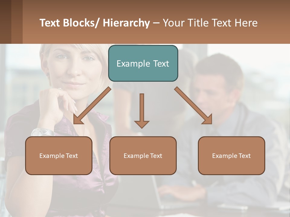 Adult Clothing Blonde PowerPoint Template