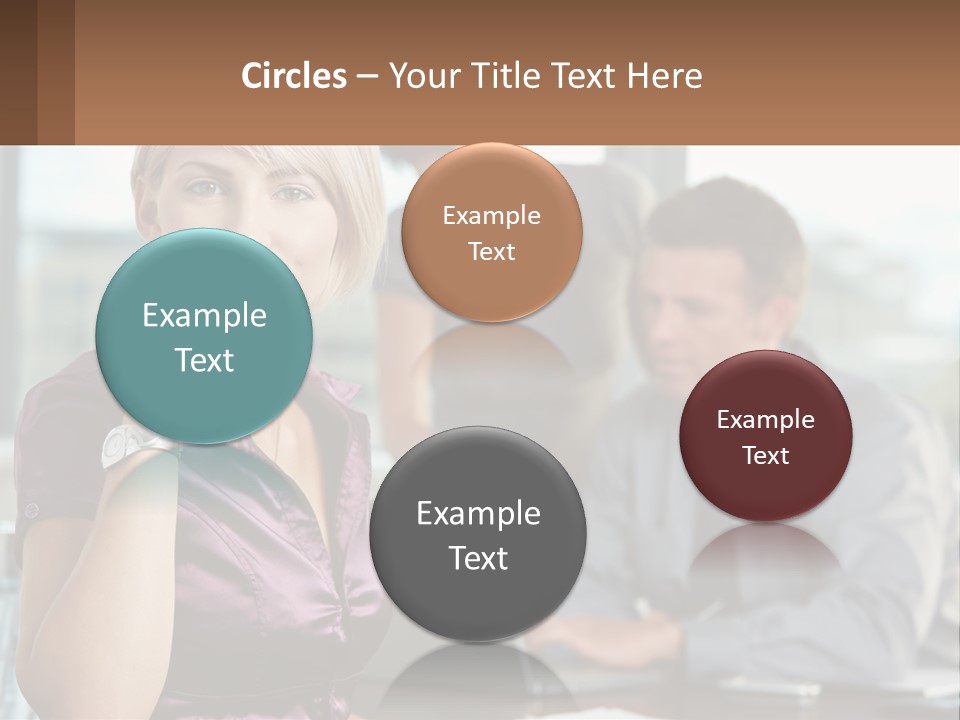 Adult Clothing Blonde PowerPoint Template