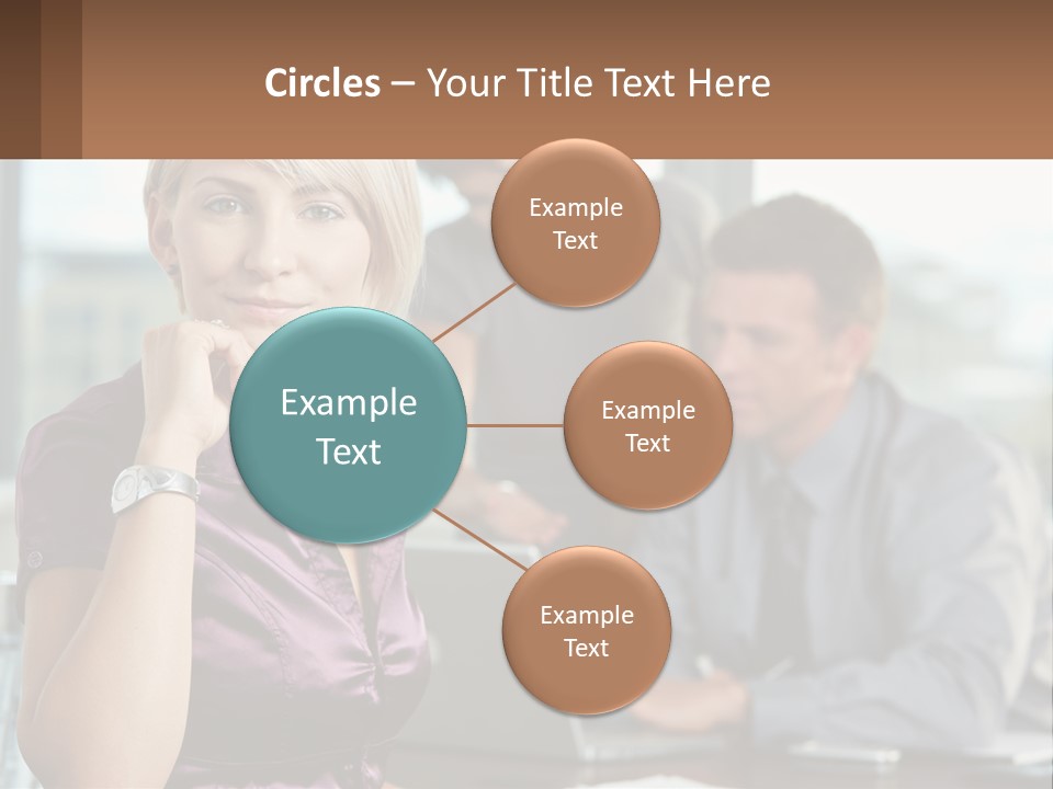 Adult Clothing Blonde PowerPoint Template