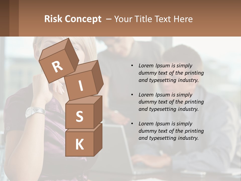 Adult Clothing Blonde PowerPoint Template