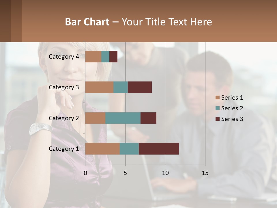 Adult Clothing Blonde PowerPoint Template