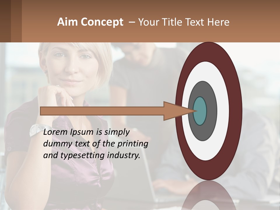 Adult Clothing Blonde PowerPoint Template