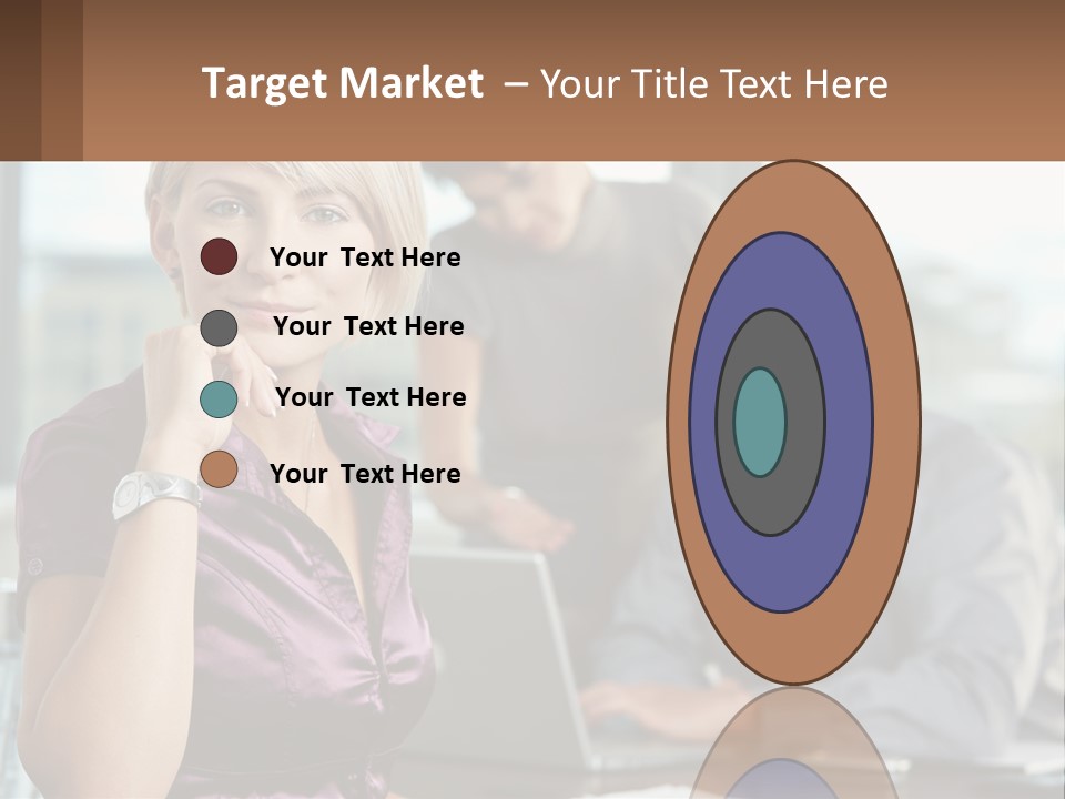 Adult Clothing Blonde PowerPoint Template