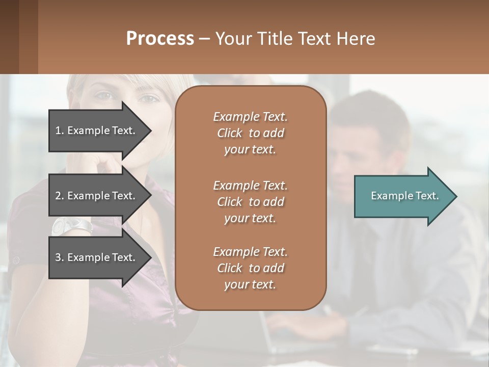 Adult Clothing Blonde PowerPoint Template