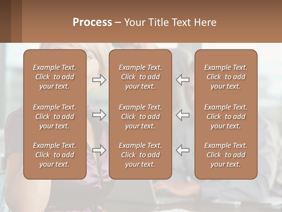 Adult Clothing Blonde PowerPoint Template