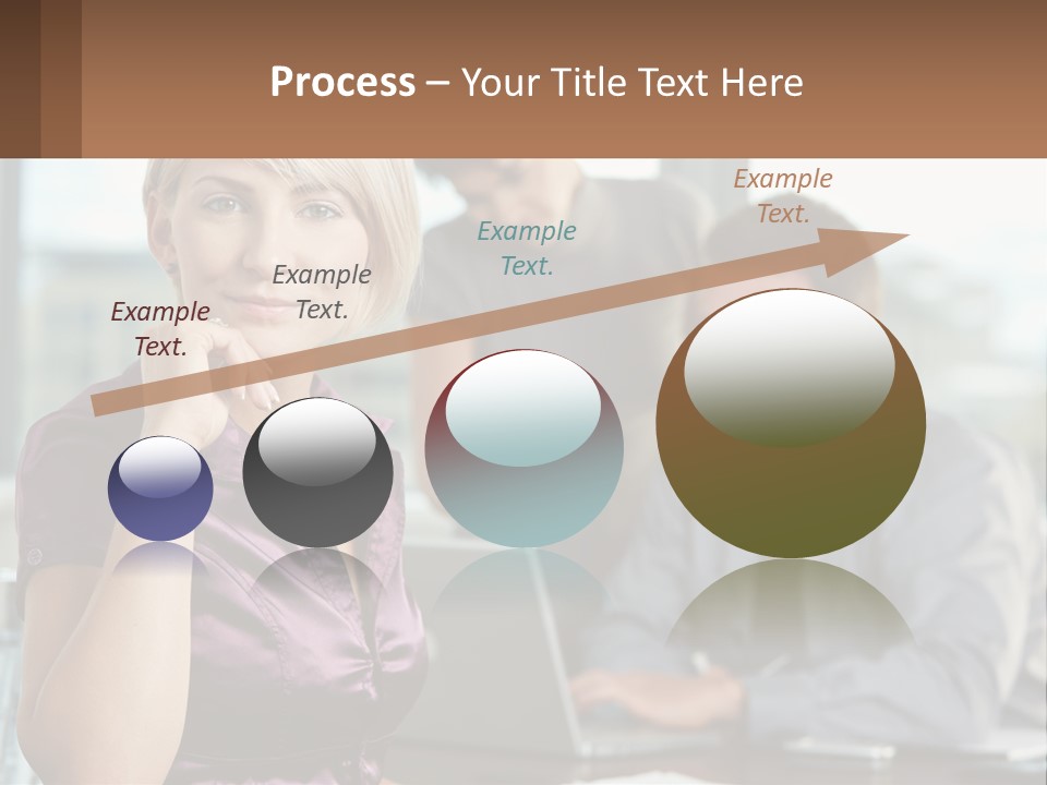 Adult Clothing Blonde PowerPoint Template