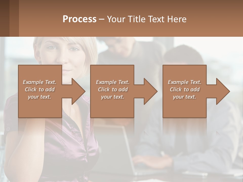 Adult Clothing Blonde PowerPoint Template