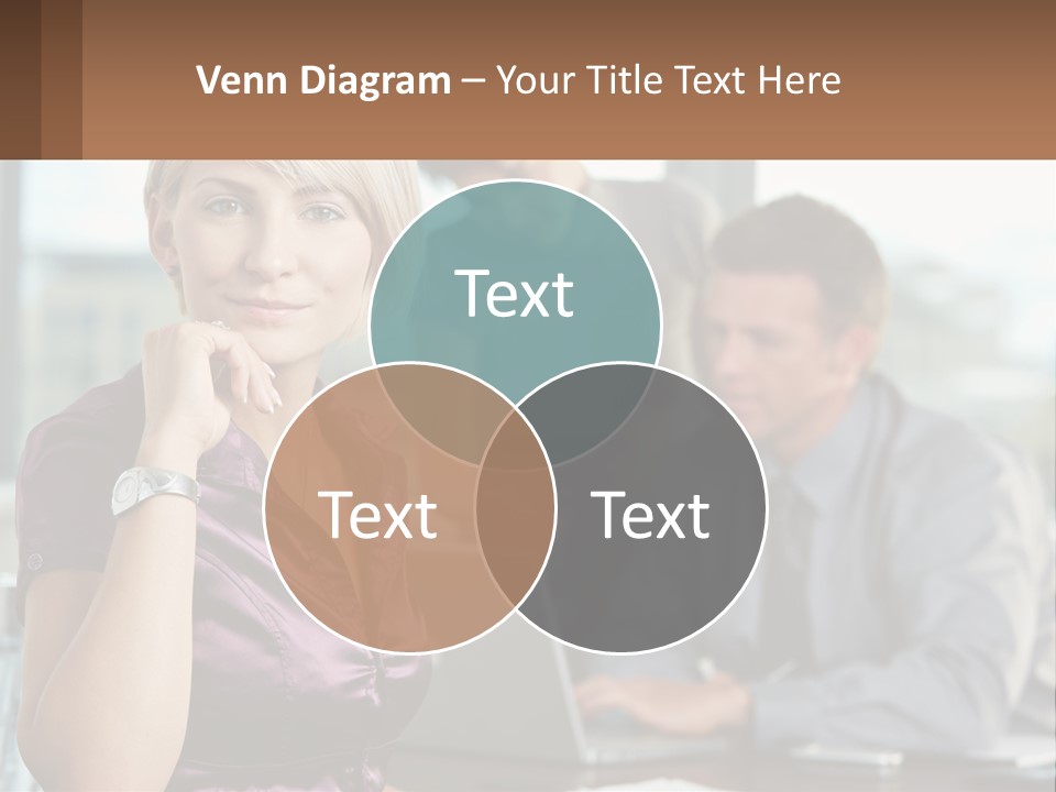 Adult Clothing Blonde PowerPoint Template