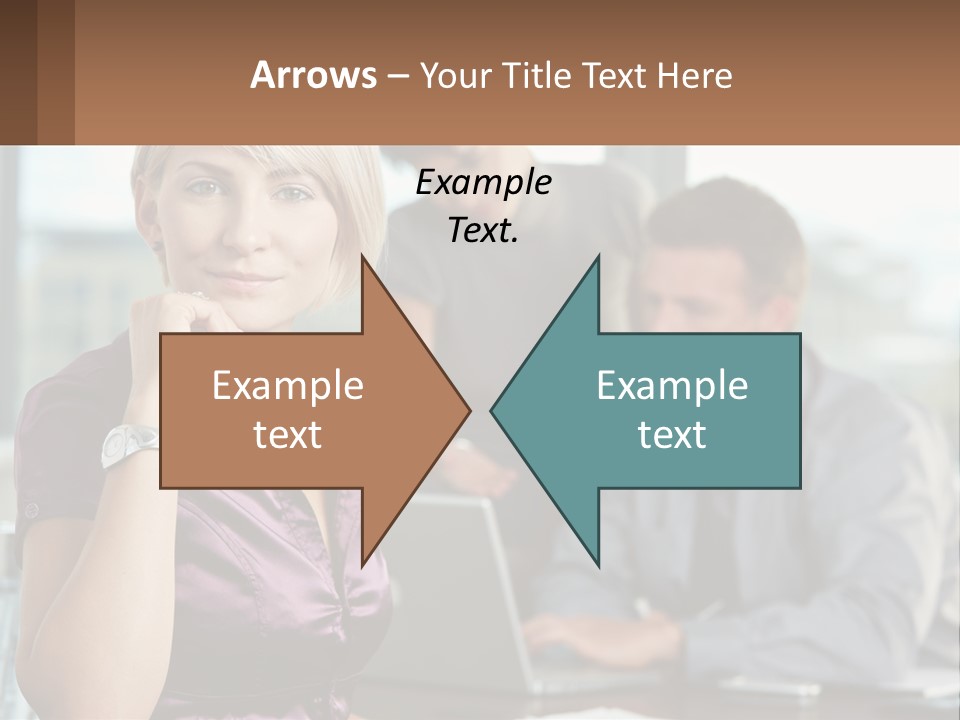 Adult Clothing Blonde PowerPoint Template