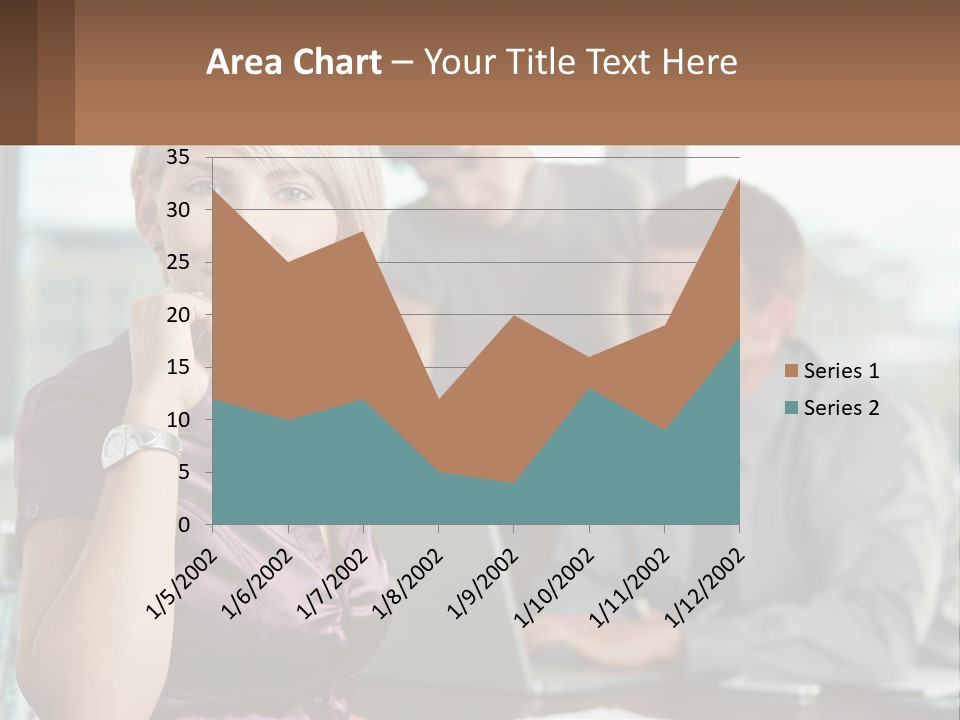 Adult Clothing Blonde PowerPoint Template