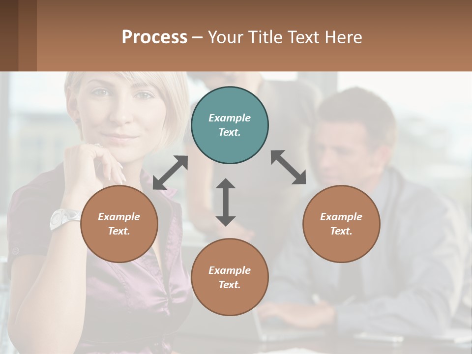 Adult Clothing Blonde PowerPoint Template