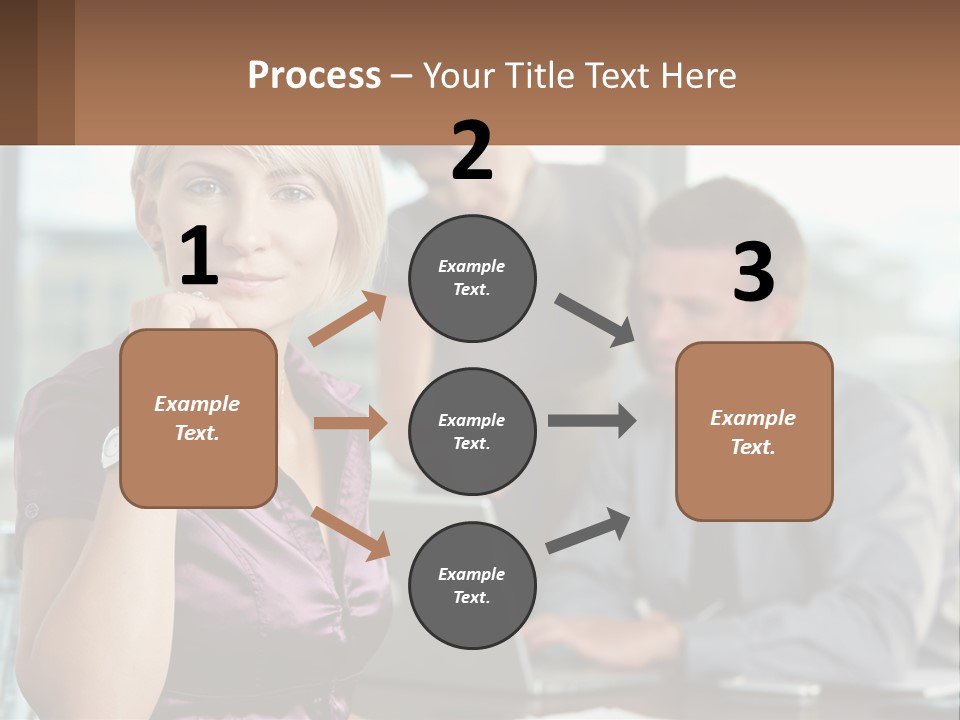 Adult Clothing Blonde PowerPoint Template