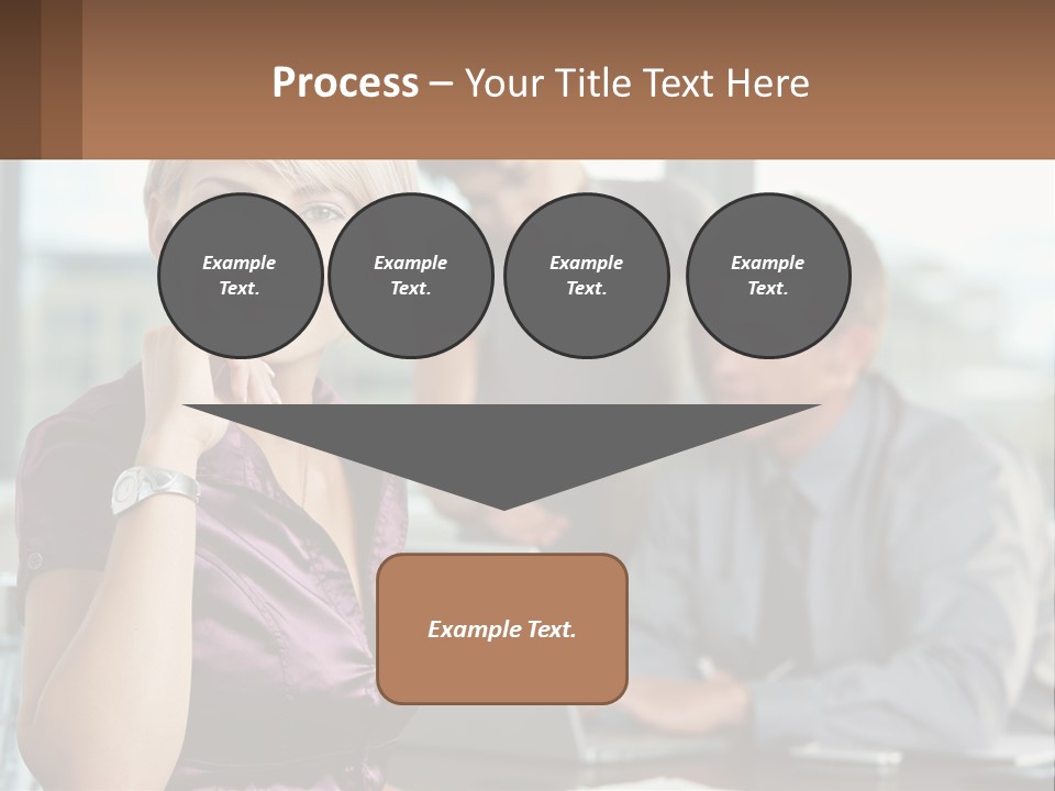 Adult Clothing Blonde PowerPoint Template