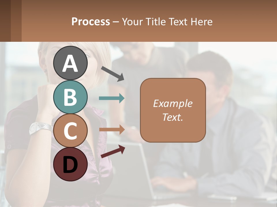 Adult Clothing Blonde PowerPoint Template